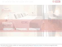 Tablet Screenshot of hostal-cervantes.com